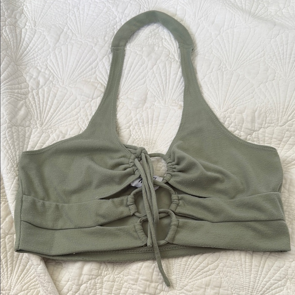 Princess Polly Light Green Top